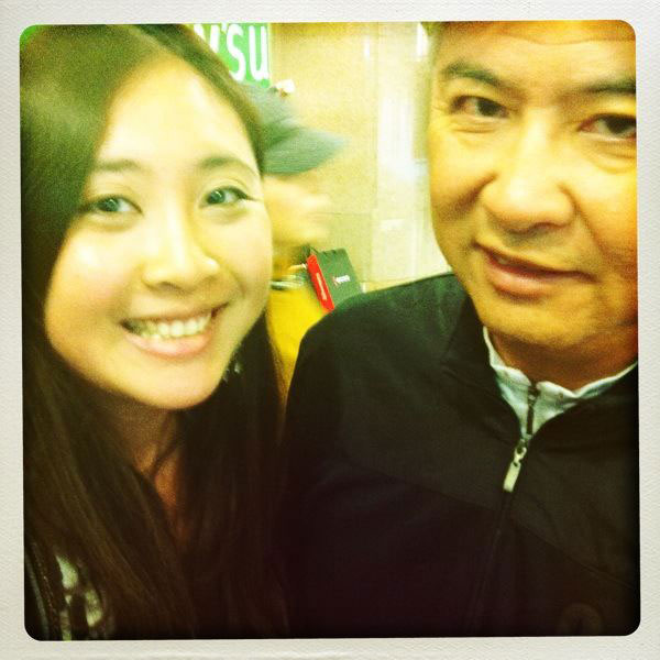 Stephanie and her foodie father, George Ip 